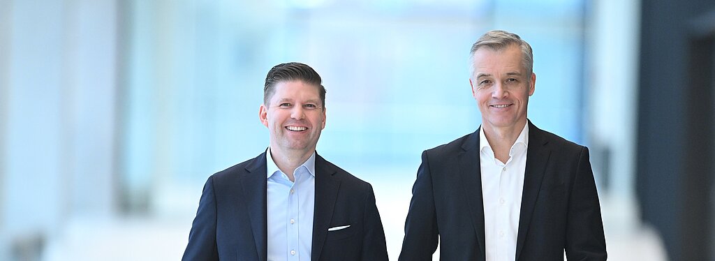 Heiko Stutzinger (li.) und Uwe Fischer, CEOs Hamburg Messe und Congress