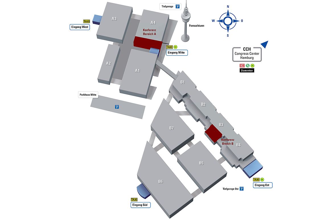 Area plan with conference areas