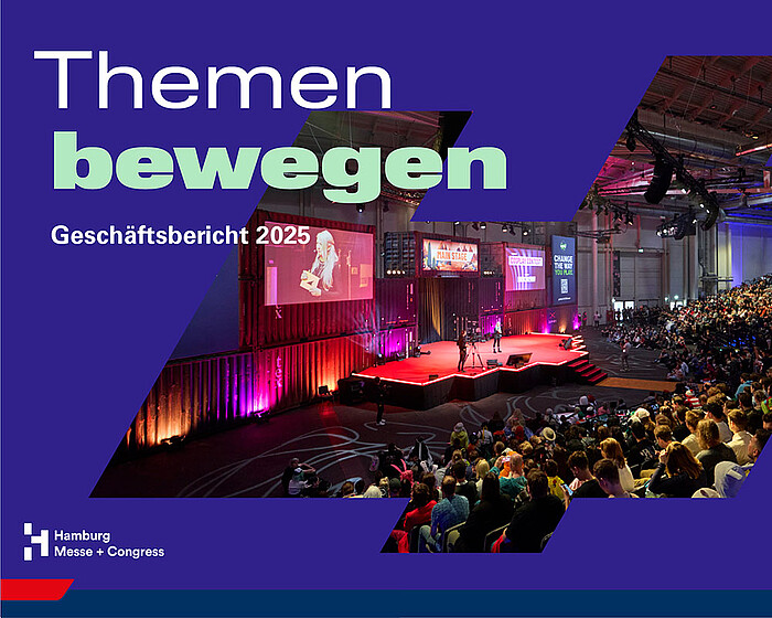 HMC Geschäftsbericht 2025 | Themen bewegen Coverabbildung: HMC Geschäftsbericht 2025 | Themen bewegen
