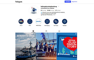 HAFENGEBURTSTAG HAMBURG Instagram-Seite