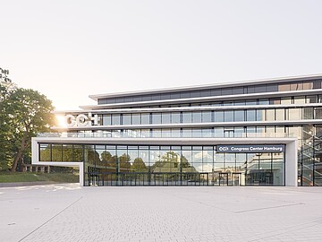 Außenansicht des Gebäudes CCH - Congress Center Hamburg
