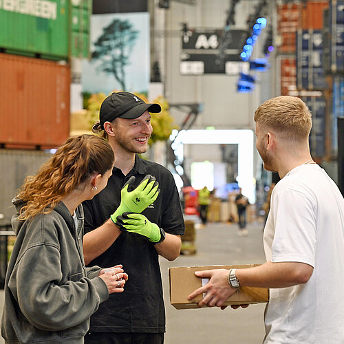 Auszubildende bei der Hamburg Messe und Congress