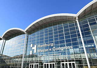 Hamburg Messe Eingang Mitte außen