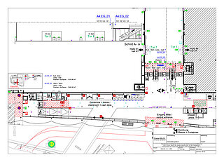 Hallenplan / Grundriss