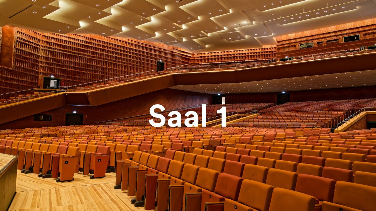 Saal 1: Der größte fest bestuhlte Saal Hamburgs
