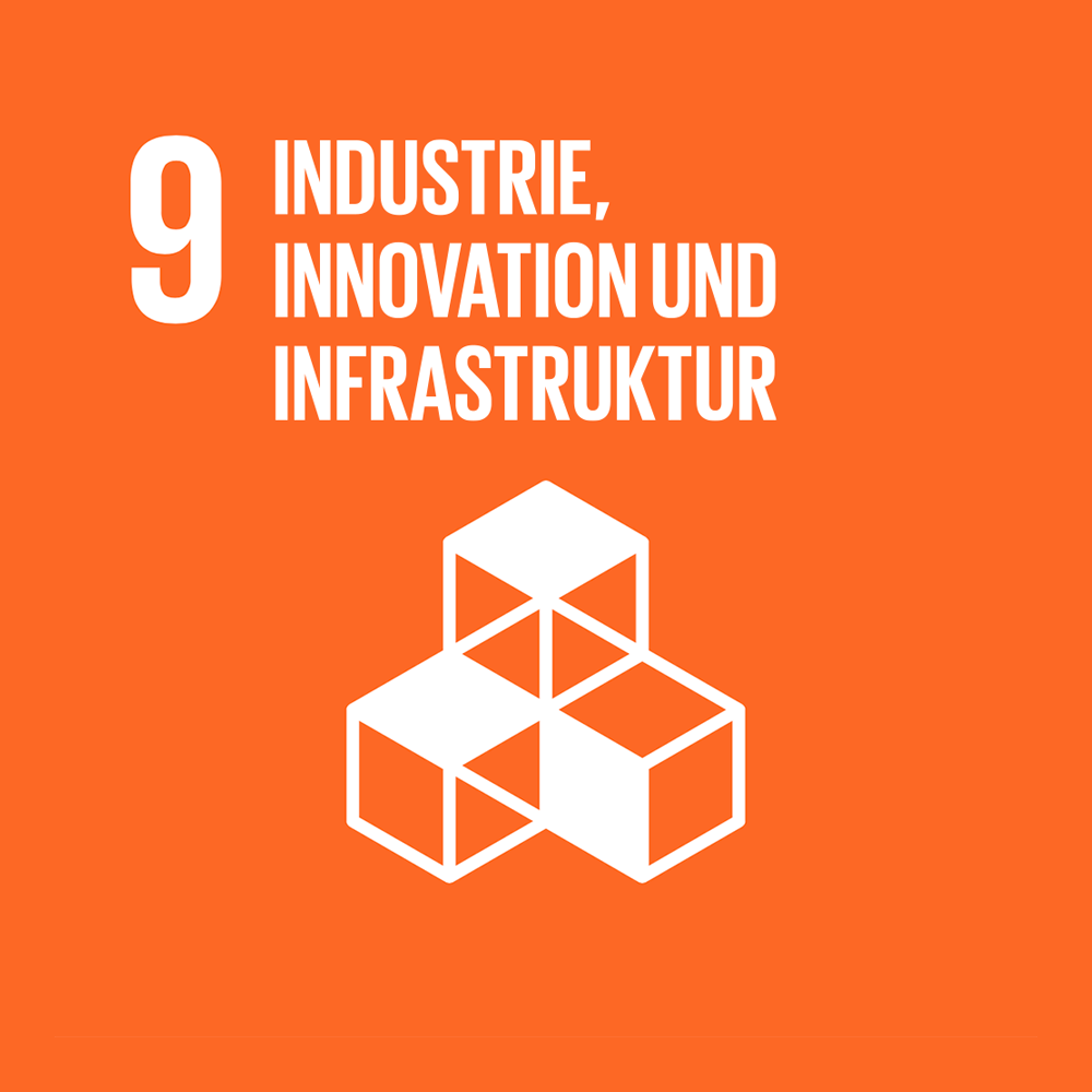 9 INDUSTRIE, INNOVATION UND INFRASTRUKTUR 9 INDUSTRIE, INNOVATION UND INFRASTRUKTUR